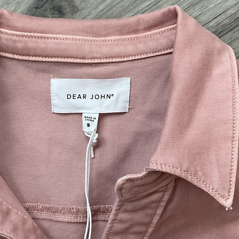 Dear John Pink Button-Down Women’s Dress Size Small NWT - Picture 3 of 9
